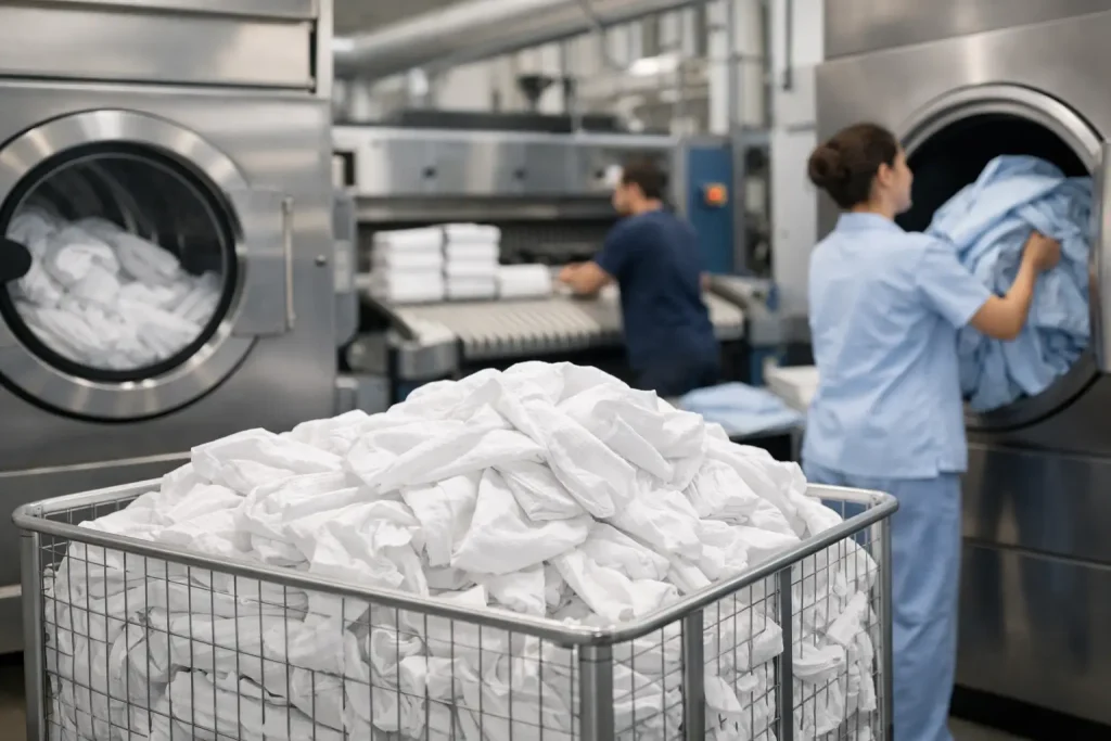 How the Industrial Laundry Process Works