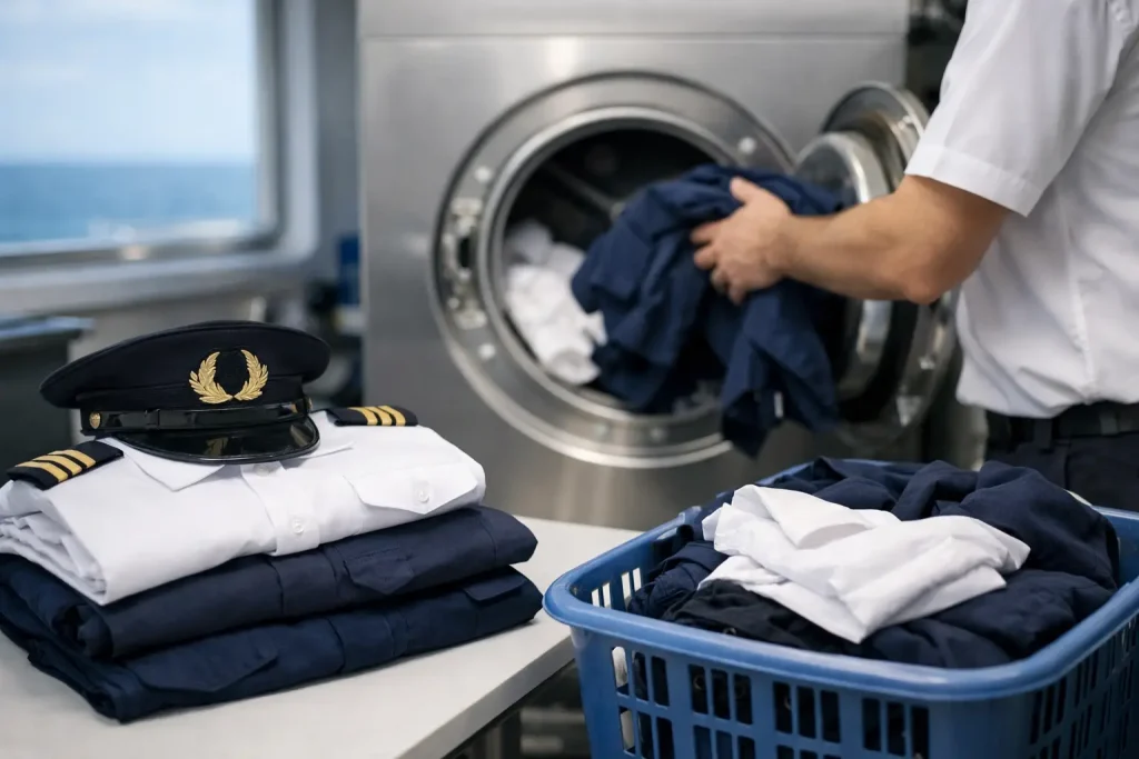 Marine Crew Uniform Laundry That Works