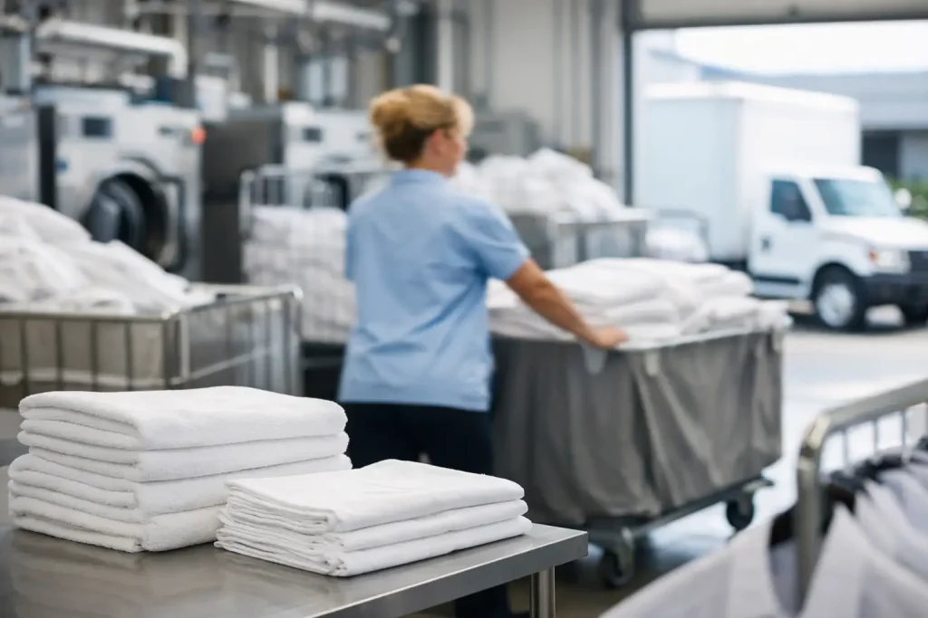Commercial Linen Services That Keep Business Moving