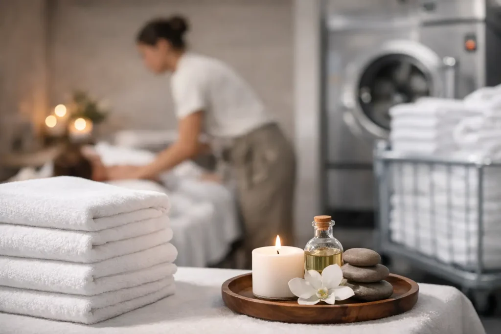 A Spa Towel Cleaning Program That Keeps Service Moving