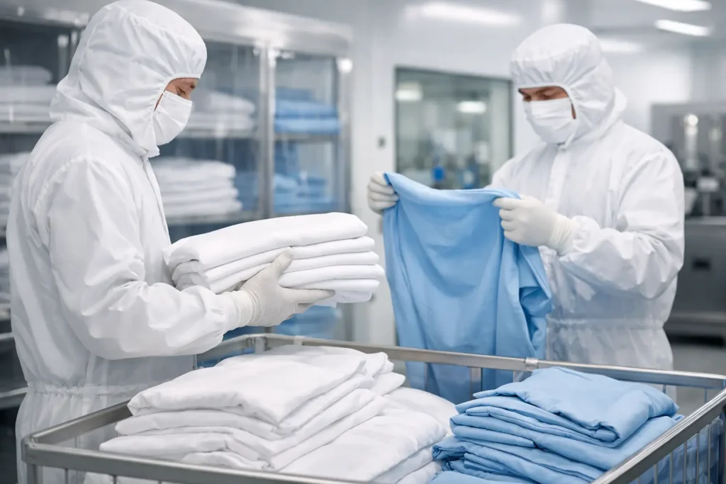 Cleanroom Contamination Control for Textile Handling